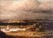 Philips Koninck Wide River Landscape oil painting reproduction